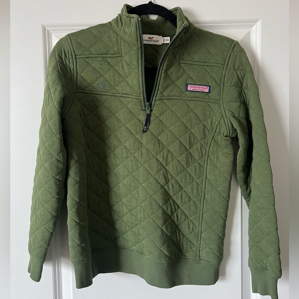 Vineyard Vines Olive Green Shep Shirt XXS